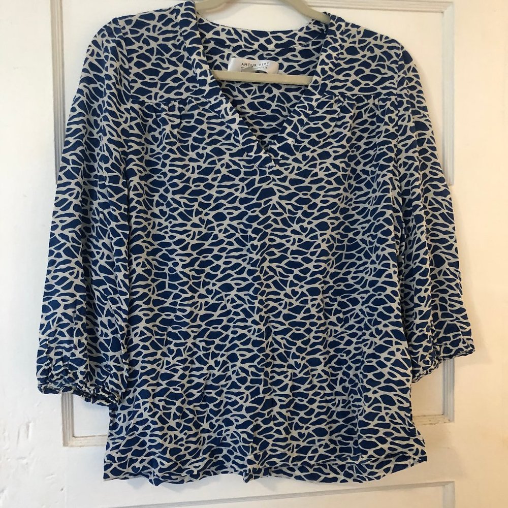 Amour Vert for Stitch Fix Silk Blouse
